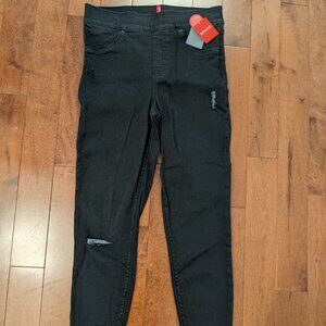 Spanx black medium women's jeggings tights